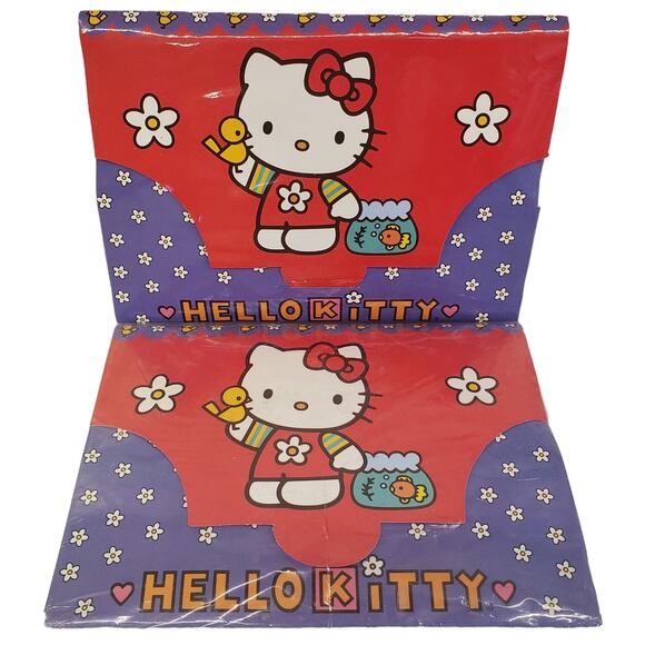 Vintage Hello Kitty Stationery Kit 2003 Sanrio Hello Kitty Paper Stickers NOS - Picture 2 of 13